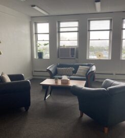 Large well lit office, perfect for groups