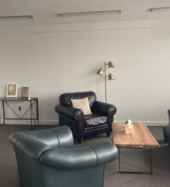 Large well lit office, perfect for groups